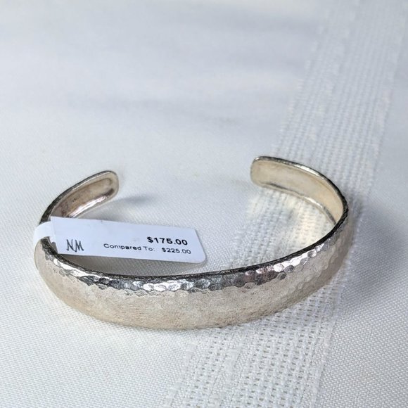 Gurhan Hammered Silver CUFF Bracelet .925 silver - STERLING - Brand New in Box - Picture 3 of 6